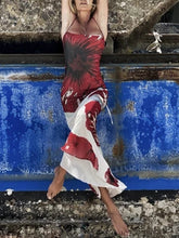 Load image into Gallery viewer, Fashion Printed Slim Sling Women's Dress