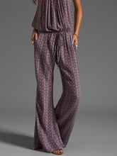 Load image into Gallery viewer, Fashion Print Casual Suspender Jumpsuit
