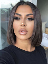 Load image into Gallery viewer, Beautiful Fashion Lady's Wig With Split Straight Hair