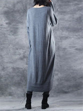 Load image into Gallery viewer, Knitted Pleated Stitching Women's Dresses