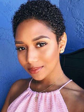 Load image into Gallery viewer, Fashion Black Natural Curly Synthetic Wig