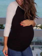 Load image into Gallery viewer, Maternity Fashion Casual Solid Color Top