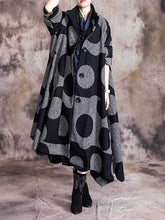 Load image into Gallery viewer, Dot Large Print Women's Coats