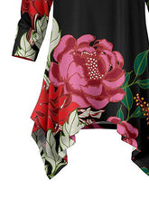 Load image into Gallery viewer, Fashion Print Irregular Hem Dress