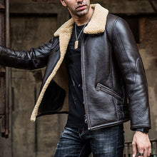 Load image into Gallery viewer, Men's Pilot Short Motorcycle Coat

