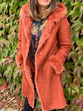 Load image into Gallery viewer, Autumn and Winter Thickened Bright Orange Ladies Jacket
