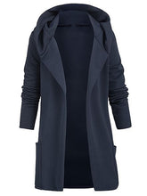 Load image into Gallery viewer, Autumn and Winter Fashion Casual Thick Knitted Hooded Ladies Coats
