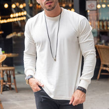 Load image into Gallery viewer, Cotton Comfortable Long Sleeve Base Men's Tops
