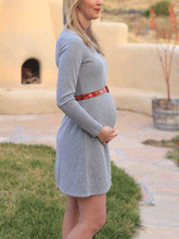 Load image into Gallery viewer, Elegant Temperament Professional Slim Maternity Dress
