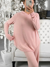 Load image into Gallery viewer, Hooded Casual Comfortable Knitted Suit
