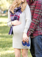 Load image into Gallery viewer, Casual Slim Pure Color Sweater Dress For Pregnant Women
