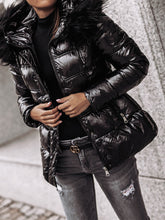 Load image into Gallery viewer, Fashion Warm Ladies Fur Collar Cotton Jacket
