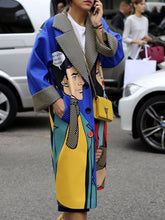 Load image into Gallery viewer, Fashion Street Pattern Printing Women's Coat
