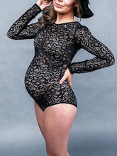 Load image into Gallery viewer, Maternity Wear Sexy Lace Photography One-Piece Dress
