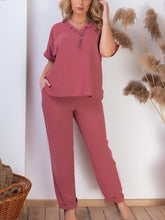 Load image into Gallery viewer, Women's Casual Solid Color Trouser Suit
