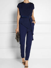 Load image into Gallery viewer, Fashion Irregular Hem Design Solid Color Suit
