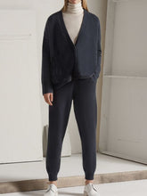 Load image into Gallery viewer, Fall/Winter Women Fashion V-neck Cardigan And Pants Two-piece Suit
