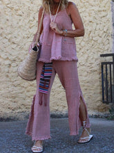 Load image into Gallery viewer, Fashion Casual Cotton and Linen Sling Suit
