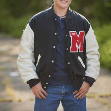 Load image into Gallery viewer, Casual Letter Printing Men's Baseball Uniform Coat
