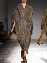 Load image into Gallery viewer, Colorblock Printing Loose Plus Size Women's Dress
