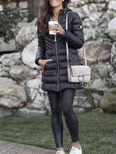 Load image into Gallery viewer, Warm and Fashionable Hooded Cotton Jacket
