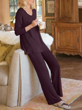 Load image into Gallery viewer, Cotton Round Neck Comfort Women's Suits
