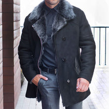 Load image into Gallery viewer, Fashion Jacket with Plush Lapel
