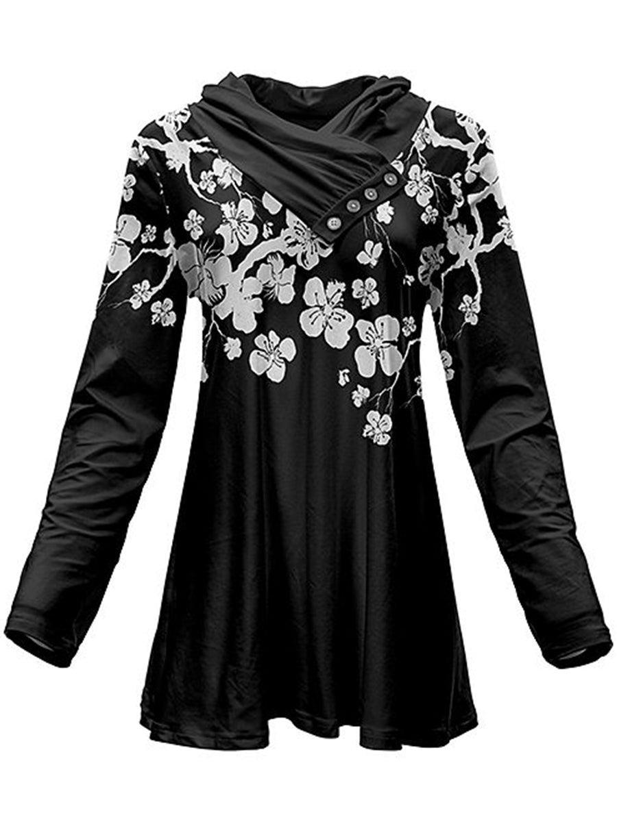 Printed Long Sleeve Top