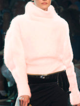 Load image into Gallery viewer, Fashionable and Comfortable Turtleneck Seahorse Hair Ladies Sweater
