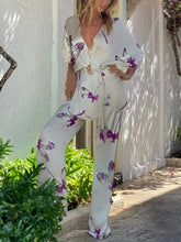 Load image into Gallery viewer, Fashion Sexy Slim Dragonfly Print Women's Suit
