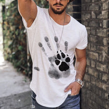 Load image into Gallery viewer, Cotton Breathable Palm Print Men's Tops
