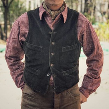 Load image into Gallery viewer, Men's Fashion Casual Denim Suit Vest
