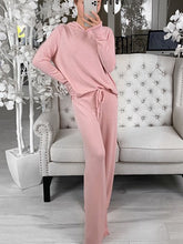 Load image into Gallery viewer, Hooded Casual Comfortable Knitted Suit

