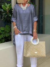 Load image into Gallery viewer, Cotton And Linen Casual Long Sleeves Women's Suits
