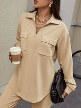 Load image into Gallery viewer, Fashion Casual Pocket Women Wide Leg Pants Suit
