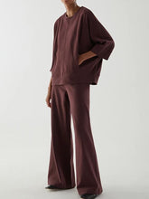Load image into Gallery viewer, Fashion Casual Solid Color Two-piece Suit
