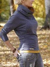 Load image into Gallery viewer, High Collar Casual Long Sleeve Women's Tops
