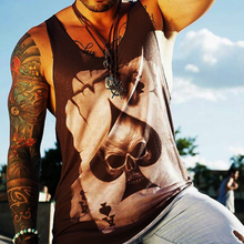 Load image into Gallery viewer, Casual Summer Style Skull Print Vest
