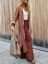 Load image into Gallery viewer, Cotton And Linen Long Leisure Women's Suit

