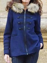 Load image into Gallery viewer, Autumn and Winter Fashion Fur Collar Ladies Jacket
