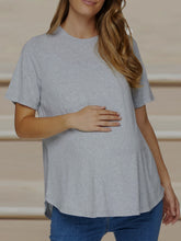 Load image into Gallery viewer, Maternity Wear Casual And Comfortable Solid Color Pure Cotton T-shirt
