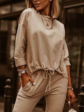 Load image into Gallery viewer, Fashion Casual Solid Color Ladies Suit
