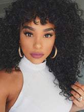 Load image into Gallery viewer, Fashion Personality Wig Black Small Wavy Curly Hair
