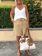 Load image into Gallery viewer, Solid Color Cotton Linen Breathable Women's Suit
