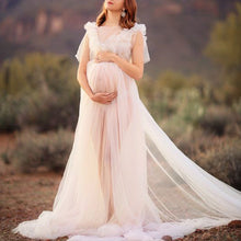 Load image into Gallery viewer, Literary Fashion Sexy Solid Color Maternity Dress
