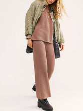 Load image into Gallery viewer, Knit Round Neck Long Sleeves Women's Suit
