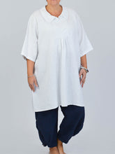 Load image into Gallery viewer, Women's Linen Casual Half-Length Shirt Top

