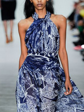 Load image into Gallery viewer, Fashion Sexy Print Temperament Dress
