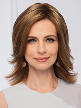 Load image into Gallery viewer, Golden Gradient Diagonal Shiny Wig
