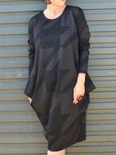 Load image into Gallery viewer, Fashion Casual Round Neck Long Sleeve Ladies Dress
